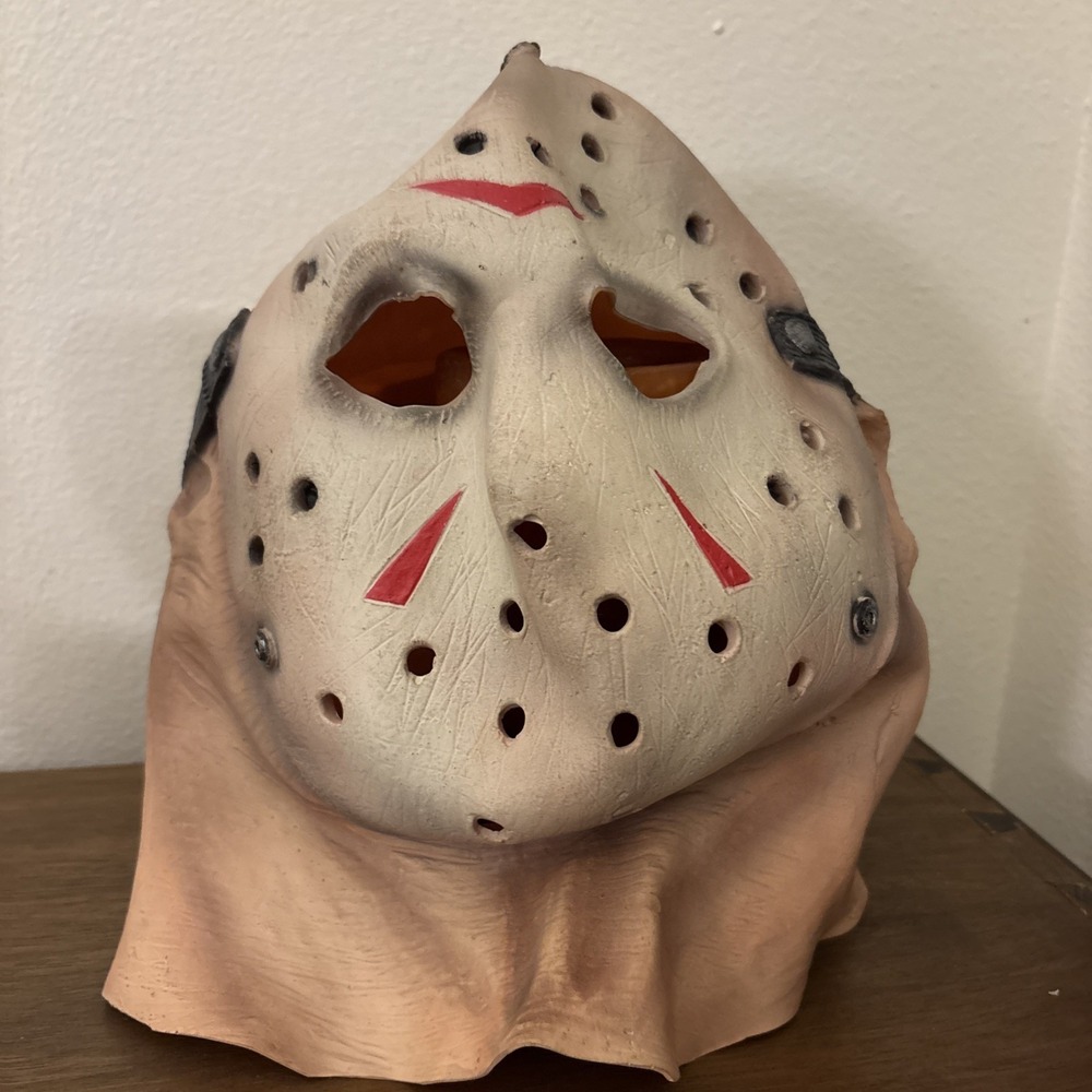 Friday 13th 3 Jason Voorhees Full Head Latex Halloween Mask New Line Productions